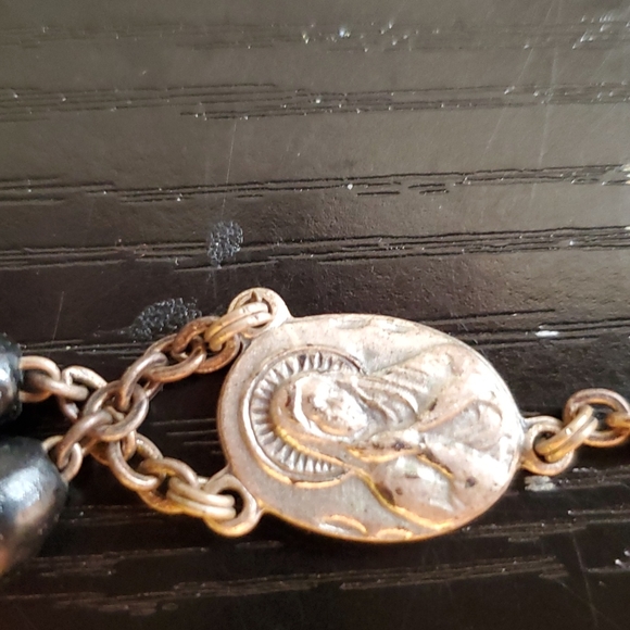 WOMEN OR MEN'S ROSARY PRAYER BEADS Italy - Picture 8 of 11